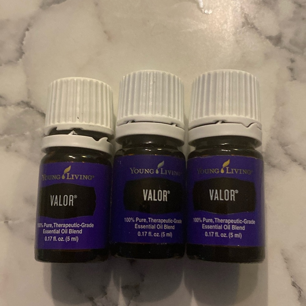 Young Living Valor Essential Oil Blend - Purple and White